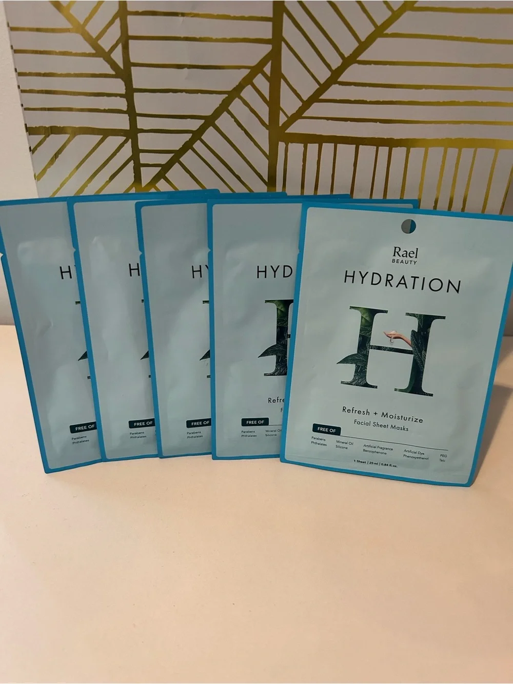 ✨ Rael Hydration Facial Sheet Masks | 5 Pack | Factory Sealed |